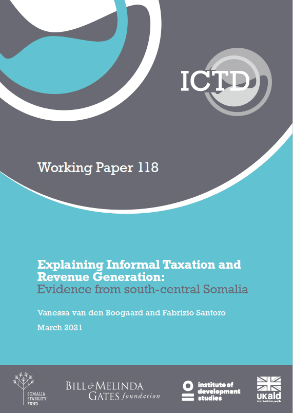 Explaining Informal Taxation and Revenue Generation: Evidence from south-central Somalia