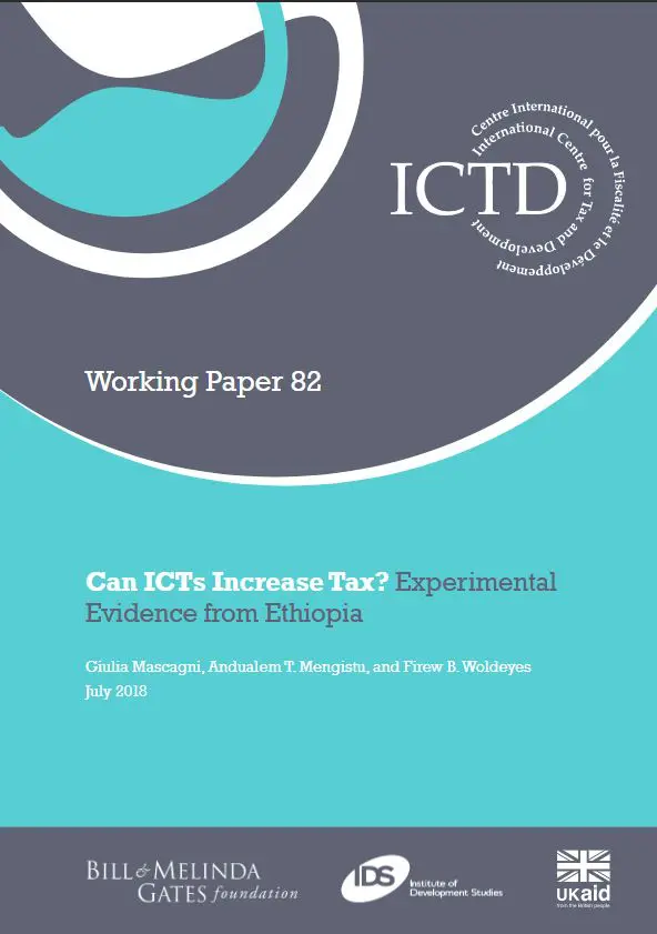 Can ICTs Increase Tax? Experimental Evidence from Ethiopia