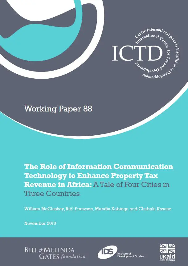 The Role of Information Communication Technology to Enhance Property Tax Revenue in Africa: A Tale of Four Cities in Three