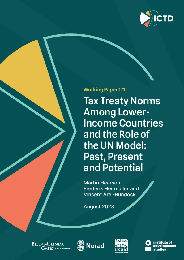 Tax Treaty Norms Among Lower- Income Countries And The Role Of The UN ...