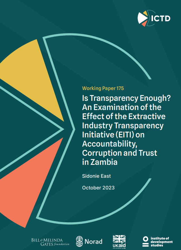 Is Transparency Enough An Examination Of The Effect Of The Extractive   WP175 Cover 