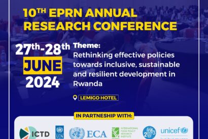 The 10th EPRN Annual Research Conference invitation card.