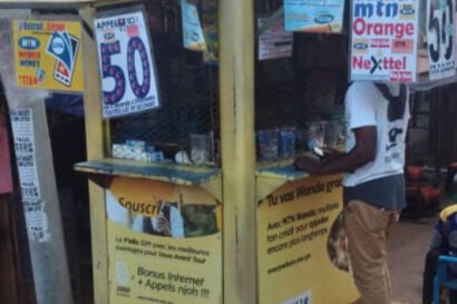 Mobile money agent in Cameroon