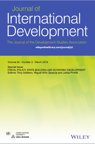 Special Issue: Fiscal Policy, State Building and Economic Development